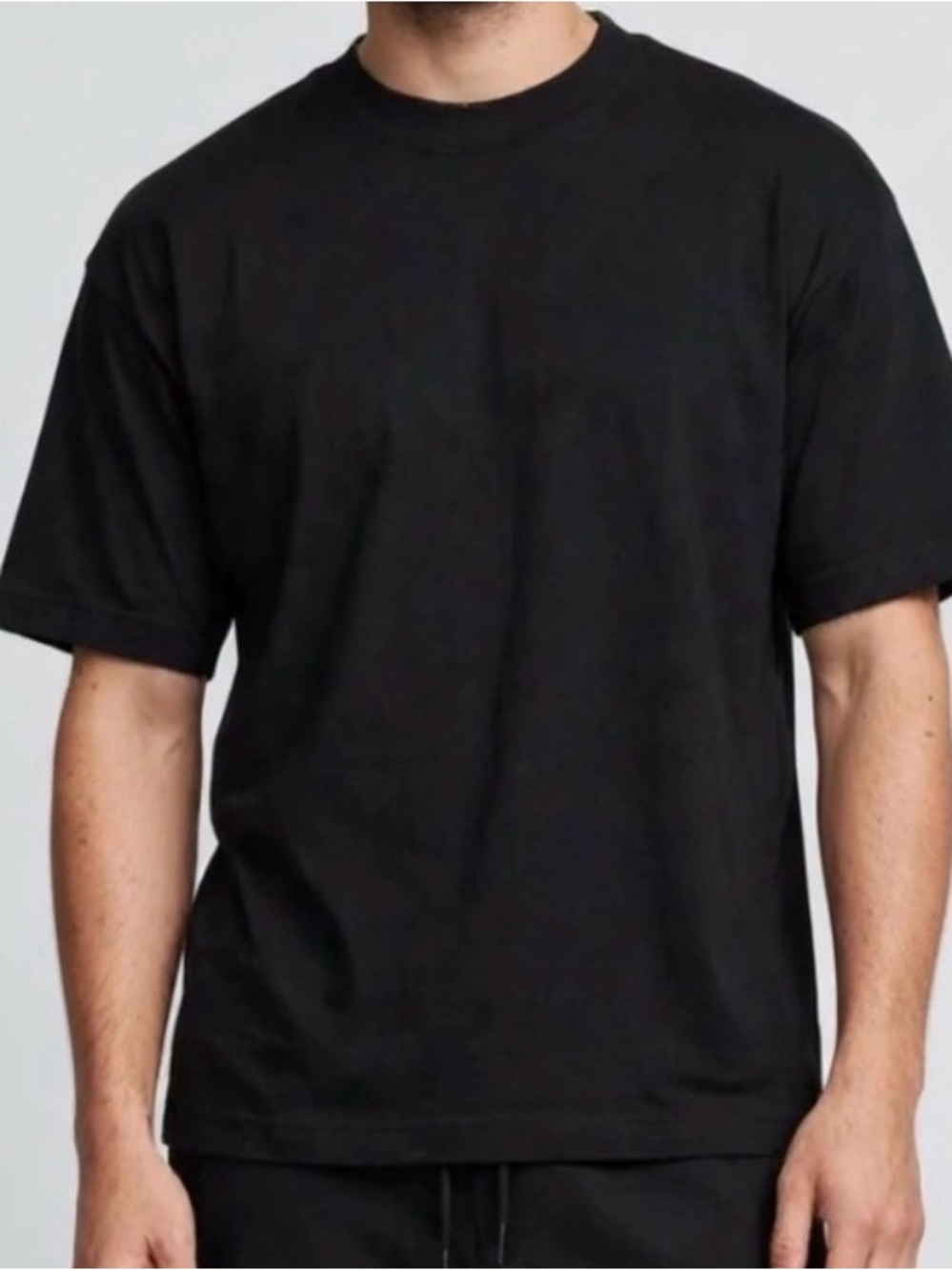 Shaka Wear Men's Black Short Sleeve Crewneck Tee HEAVYWEIGHT!